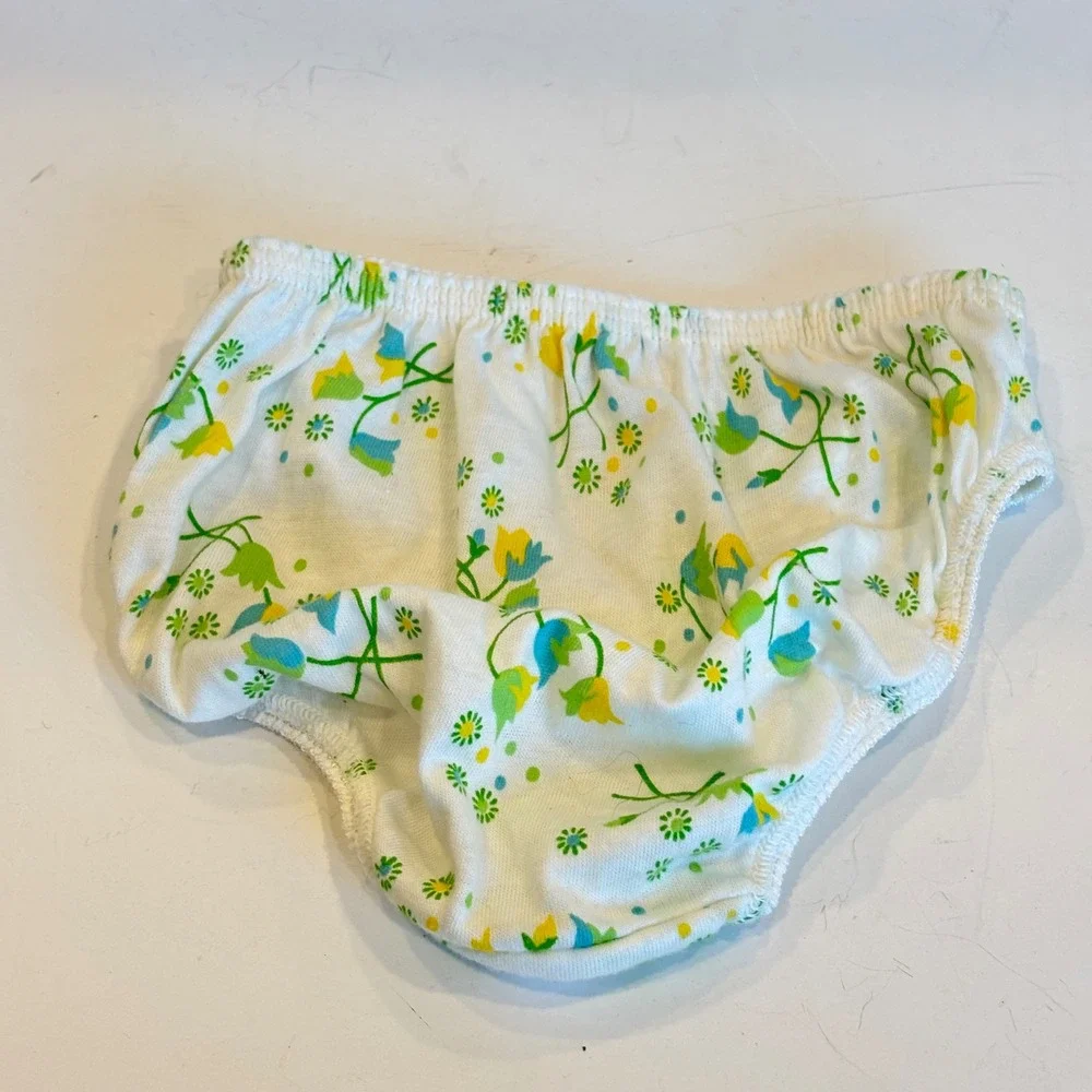 Vintage Carter's Spanky Pants‎ Baby Girl Size 2 Floral Cotton Sweet